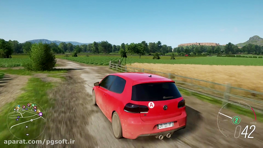 لذت رانندگی با VOLKSWAGEN GOLF 6 R در بازی Forza Horizon 4