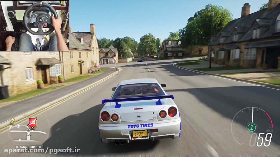 لذت رانندگی با Nissan Skyline R34 GTR در بازی Forza Horizon 4