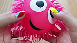 تركاندن توپ هاي ضد استرس ژله ا...