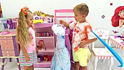 دیانا و مگگی سرگرمی بازی با با...