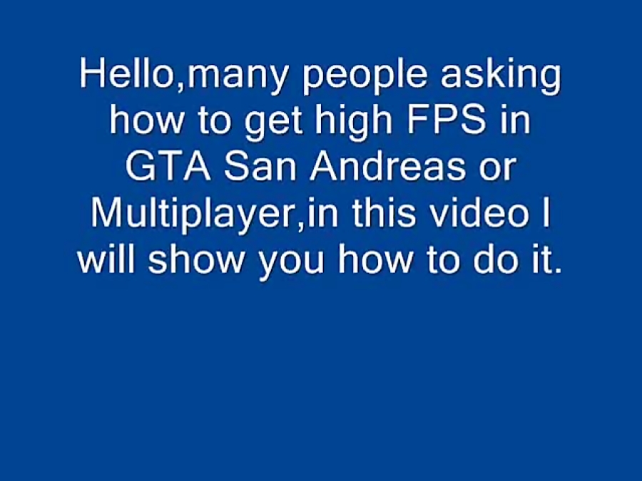 رفع لگ بازی GTA San Andreas