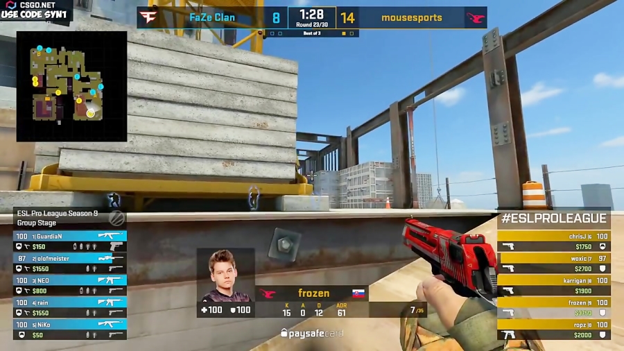 STEWIE OUT OF CONTROL! S1MPLE RATES ZYWOO! CS:GO Twitch Clips