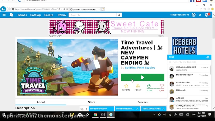 roblox game time travel