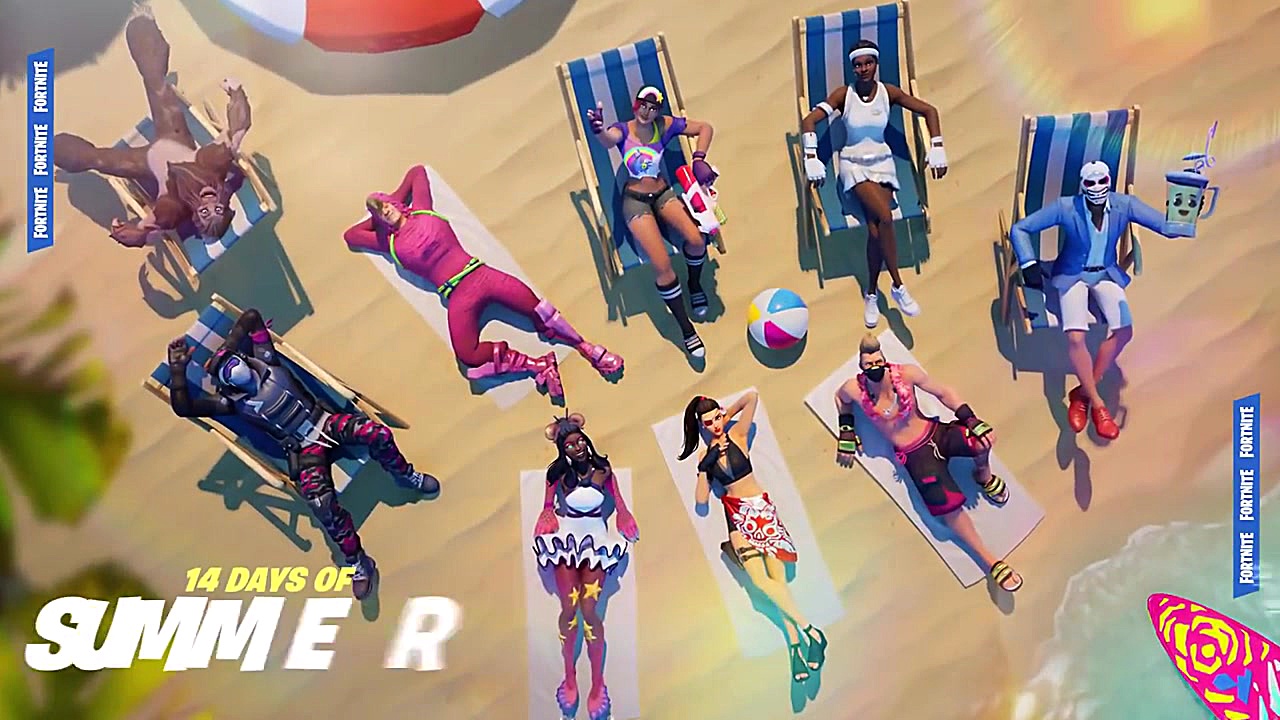 تیزر معرفی 14Days of Summer در بازی Fortnite زمان11ثانیه