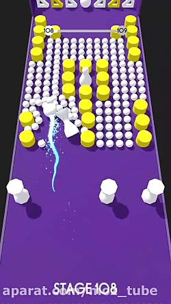 پلینگ کوتاه بازی color bump 3d