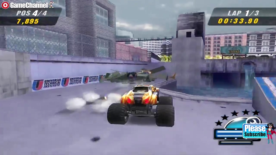 Monster Jam Urban Assault / 4x4 Truck Racing / Nintndo Wii Games / Gameplay