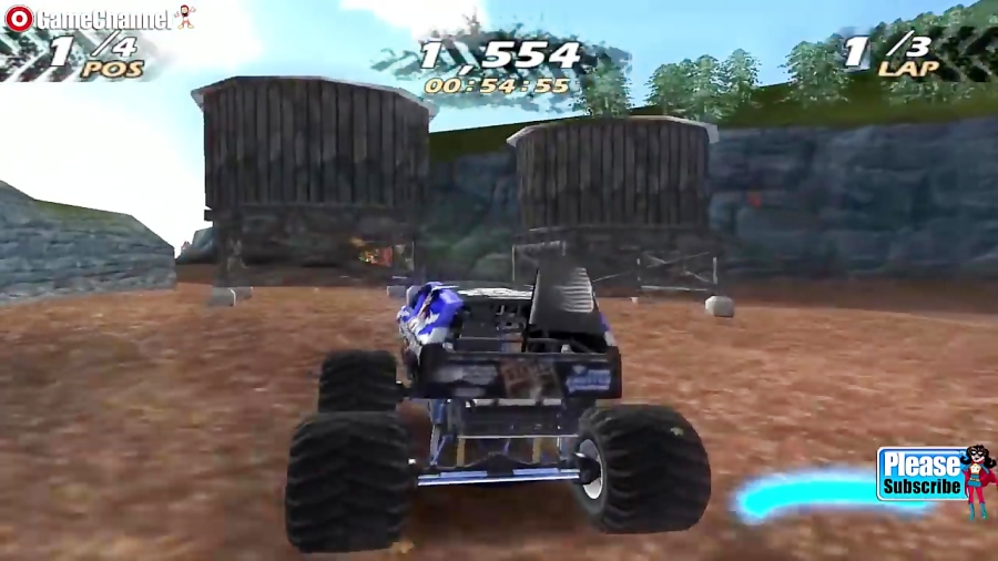 Monster Jam / 4x4 Monster Truck Stunt Games / Ps2 Truck Games / Gameplay Video