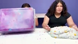 ساخت اسلایم با باز کردن صندوقچ...