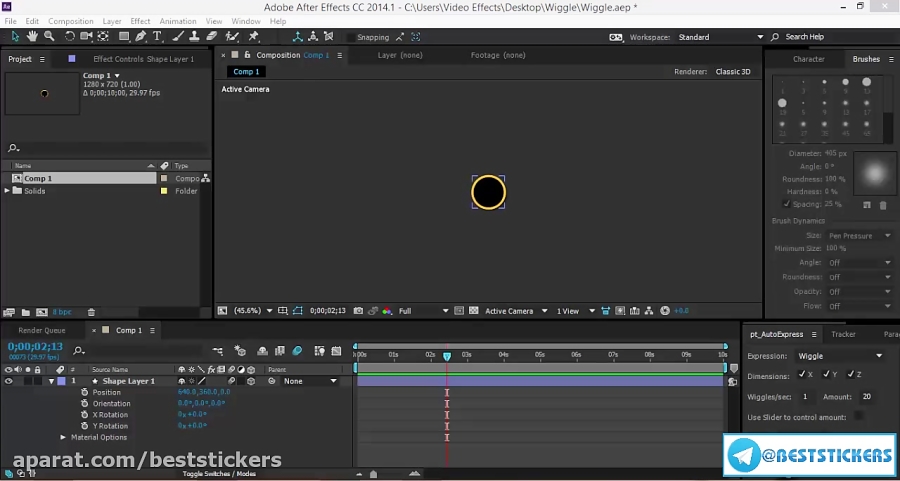 can view video footage in after effect cc 2014