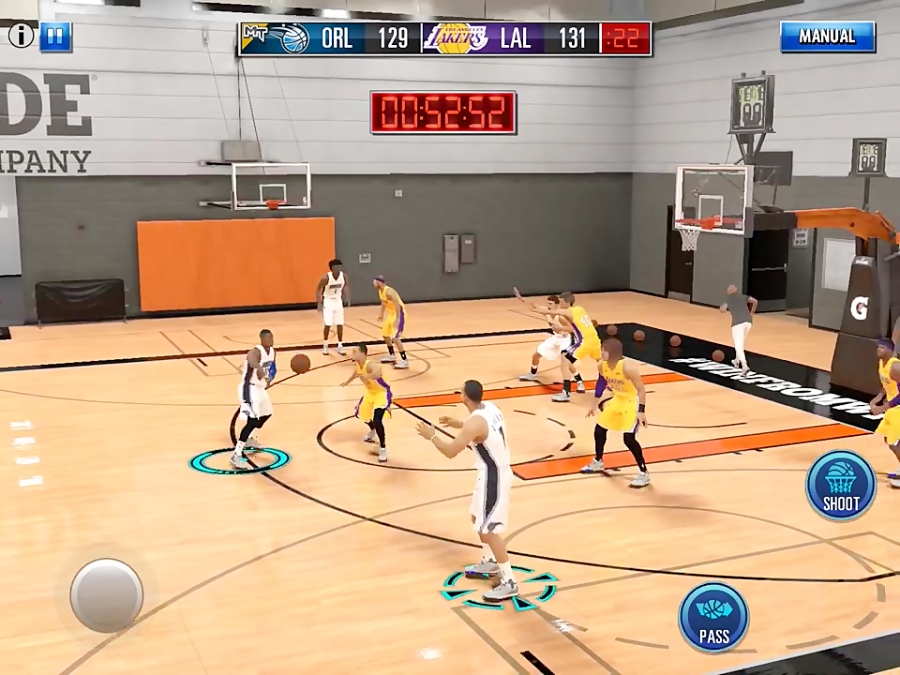 گیم پلی بازی موبایل NBA 2k Mobile Basketball