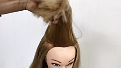 آموزش شینیون عروس بافت مو عروس...