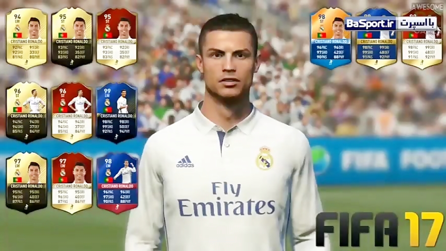 رونالدو از FIFA 9 تا FIFA19