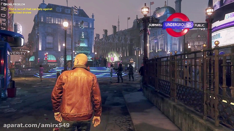 گیم پلی بازی watch dogs legion