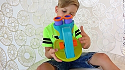 دیانا و روما با اسباب بازی های...