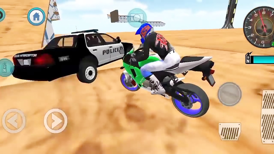 موتور سیکلت رانندگی SIMULATOR GAME #Dirt دوچرخه مسابقه بازی #Bike بازی 3D برای