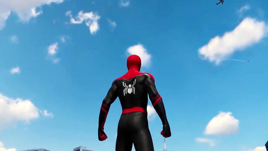 گیم پلی لباس های فیلم Spiderman : Far From Home در بازی Spiderman