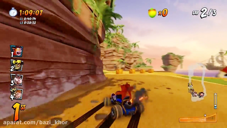 گیم پلی بازی Crash Team Racing Nitro-Fueled برروی Xbox One X