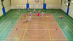 آموزش هندبال - ضد حمله- درس تربيت بدني- پايه نهم
