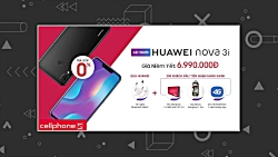 So sánh Huawei Nova 3i  iPhone...