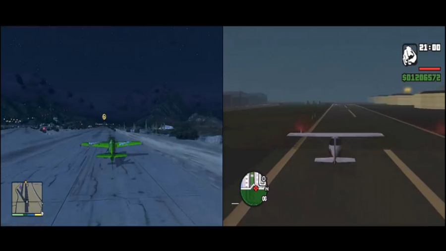 GTA V vs GTA San Andreas
