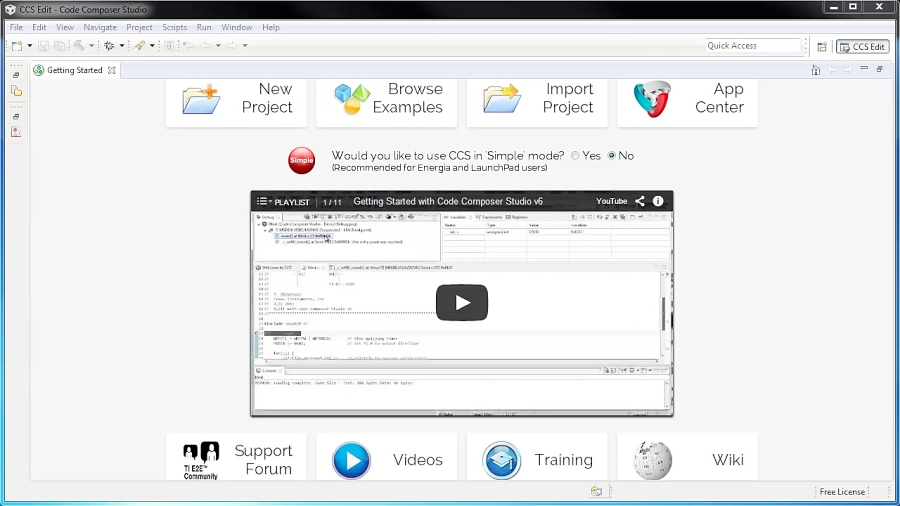 Getting Started with Code Composer Studio v6
