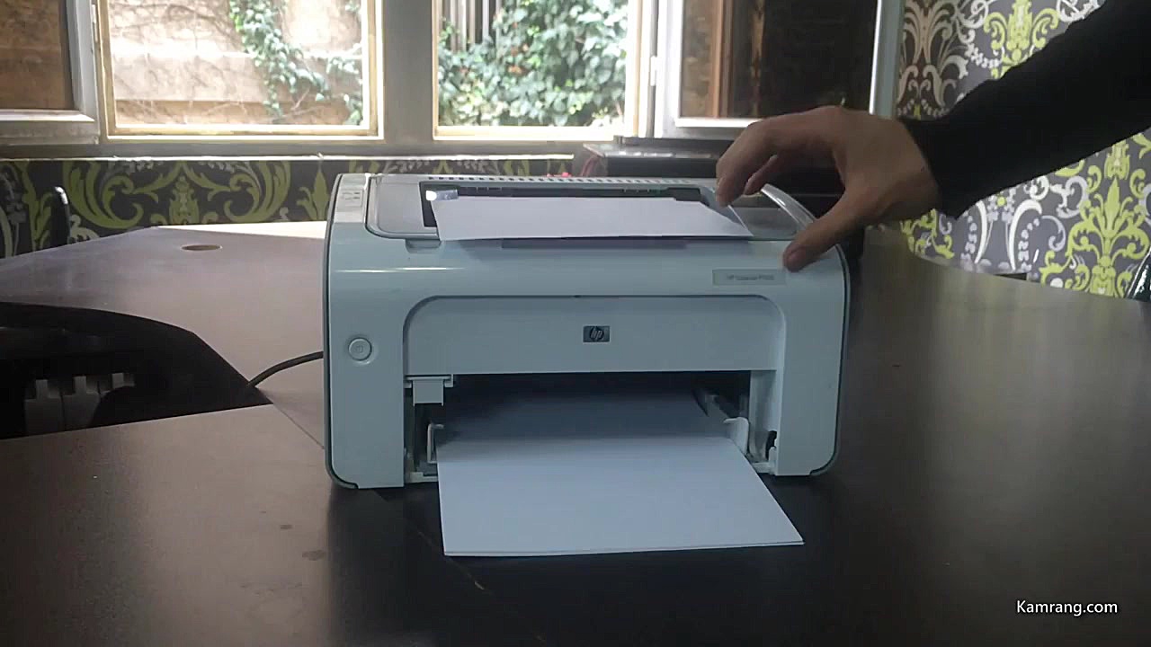 تست پرینتر لیزری HP p1102 بدون نیاز به کامپیوتر ابرسانی پوست