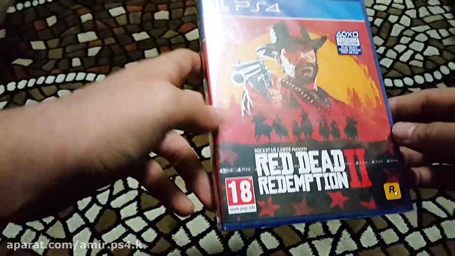 انباکسینگ بازی Red dead redemption 2