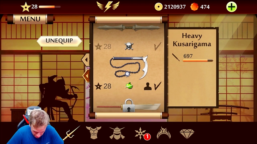 Shadow Fight 2 Special Edition. Heavy Kusarigama, better that Blood Reaper!