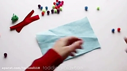 آموزش ساخت کاردستی دستکش با نم...