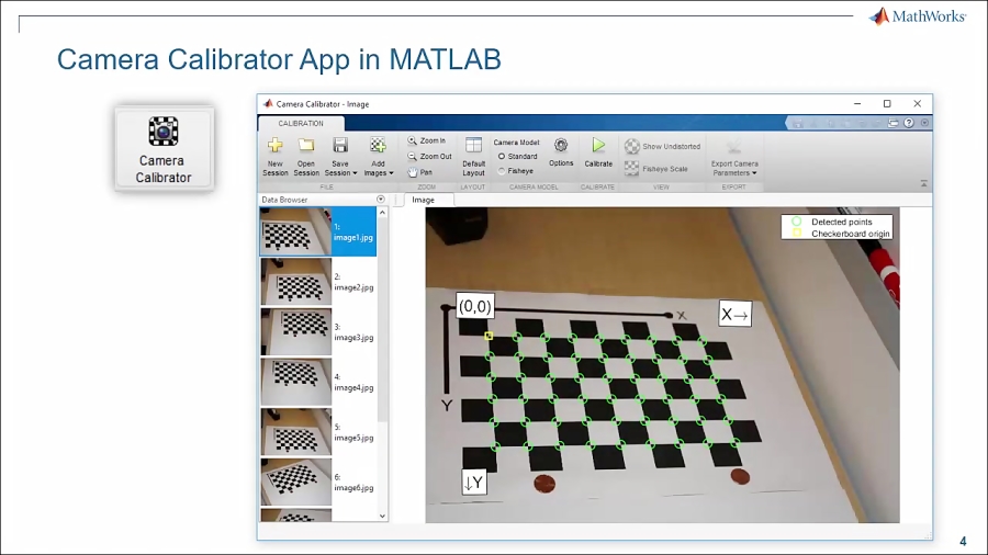 Camera Calibration with MATLAB