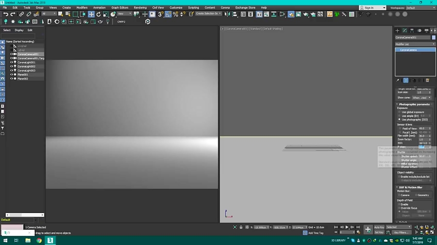 3ds Max Corona Render Studio Lighting Full Texturing