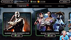 MK Mobile. HUGE Slasher Jason Voorhees Pack Opening. Will I Be Lucky Today???