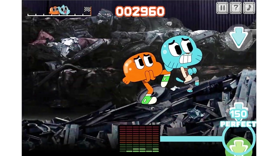 جهان شگفت انگیز Gumball Dino Donkey Dash [بازی های کارتونی کارتونی]