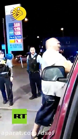 شلیک شوکر پلیس به متهم در حضور...