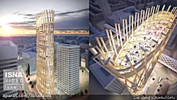 ساخت آسمانخراش، بدون آهن و بتن