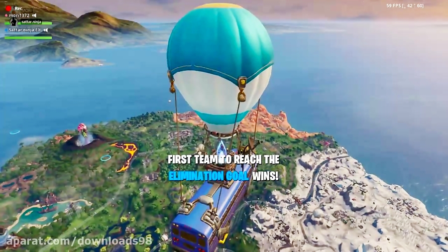 ایونت ربات در مقابل هیولا فورتنایت Fortnite