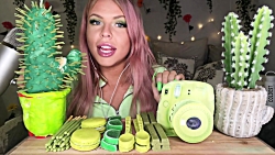 چالش خوردن چیزمیزای سبز! کاکتو...