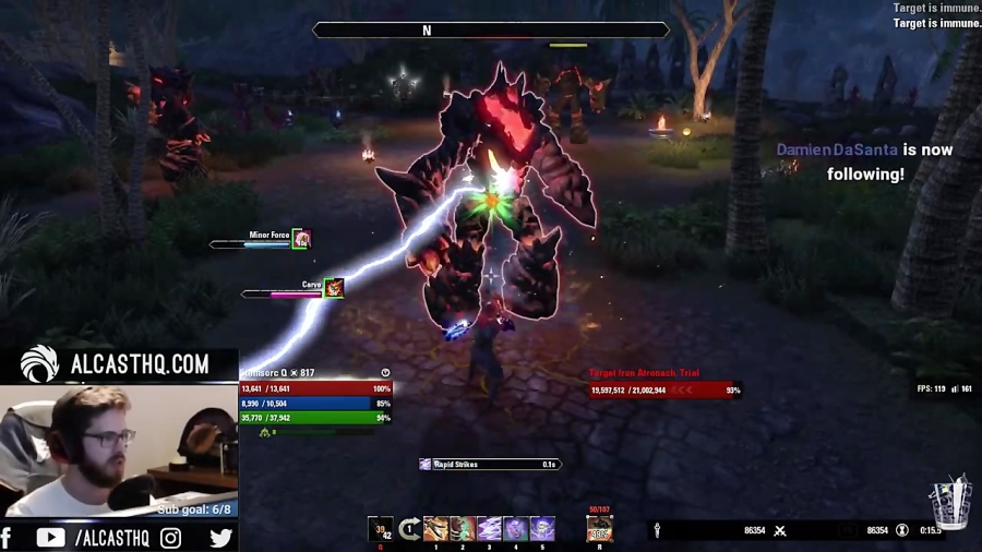 97k DPS Dual Wield/TwoHander Target Skelly Parse - Scalebreaker ESO