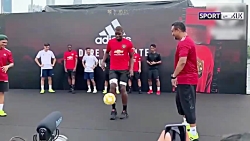 فوتبال نمایشی پوگبا در تور پیش...