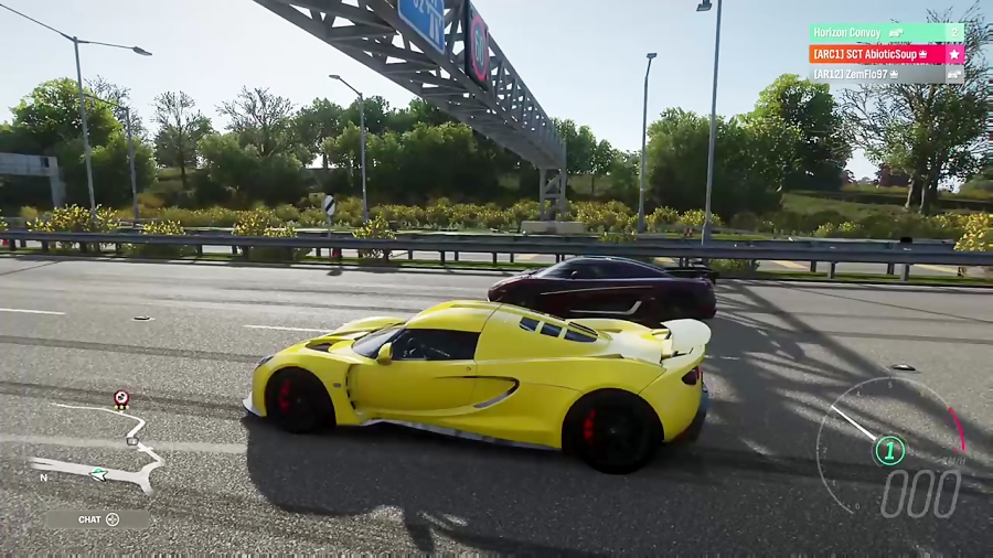 درگ در Forza Horizon 4 بین Koenigsegg و Hennessey فورزا
