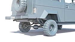 مدلینگ و رندرینگ ماشین 4x4 در...