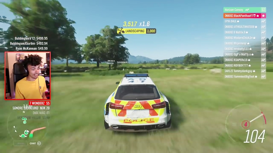 دزد و پلیس در بازی Forza Horizon 4 آنلاین با دوستان در فورزا