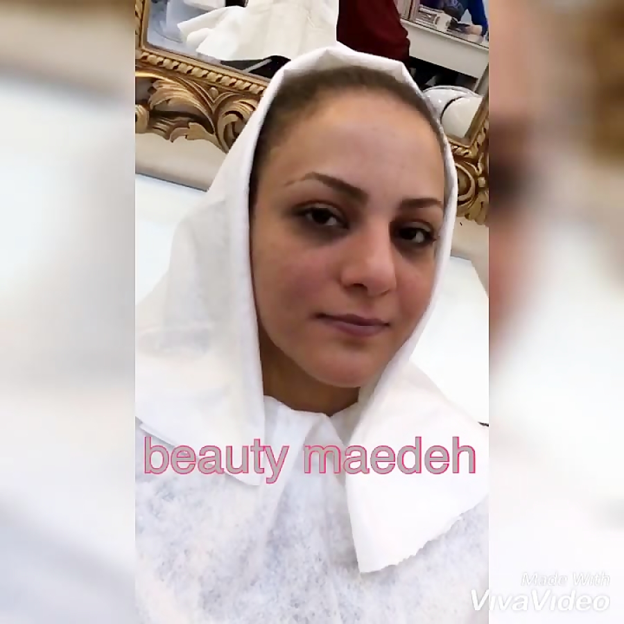 با این میکاپ کلا چهره عروس تغییر کرد