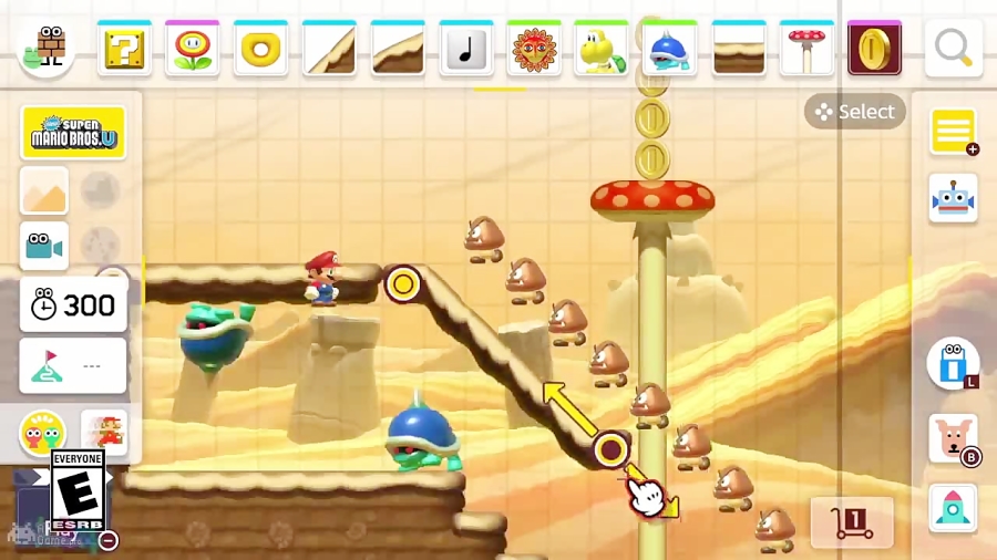 تریلر بازی Super Mario Maker 2 برای نینتندو | آل گیم