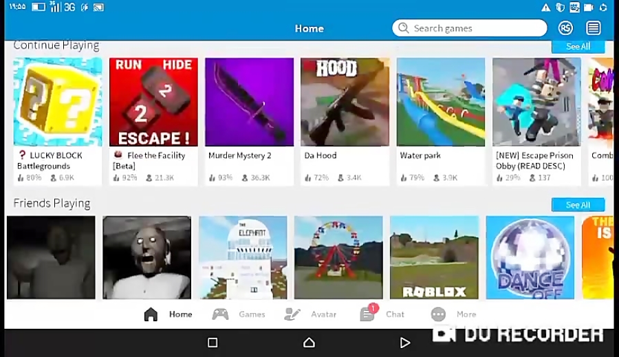 گیم پلی بازی roblox