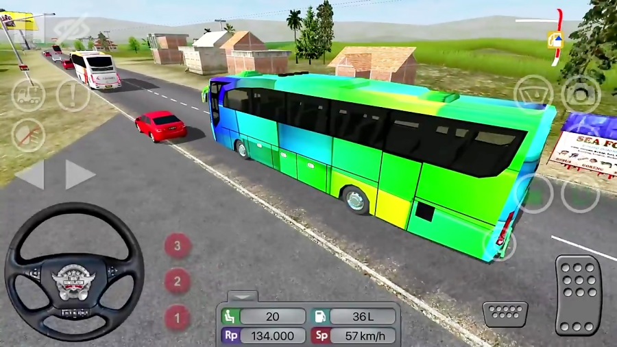 Bus Simulator Indonesia #14 DANGEROUS RIDE! - Bus Game Android gameplay