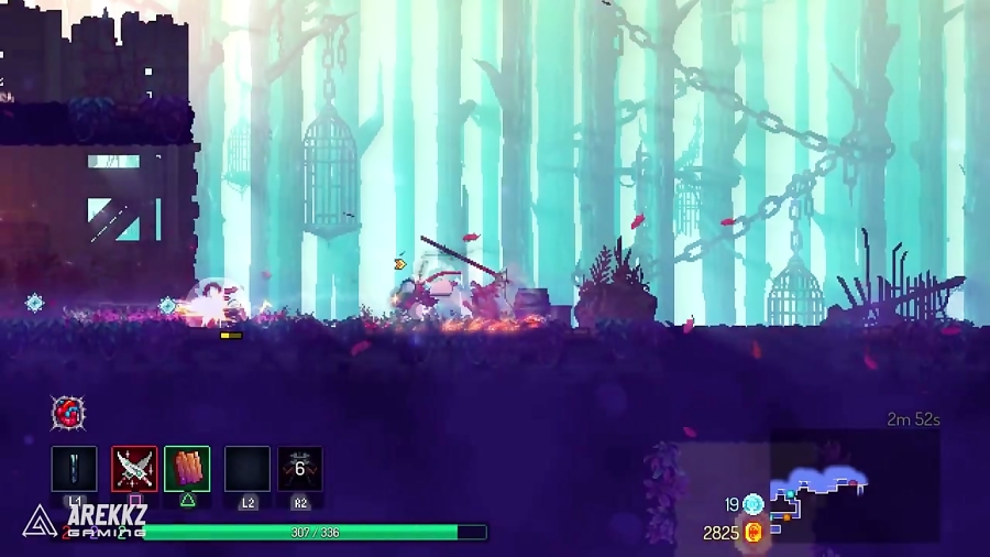 dead cells gameplay with arcade stick