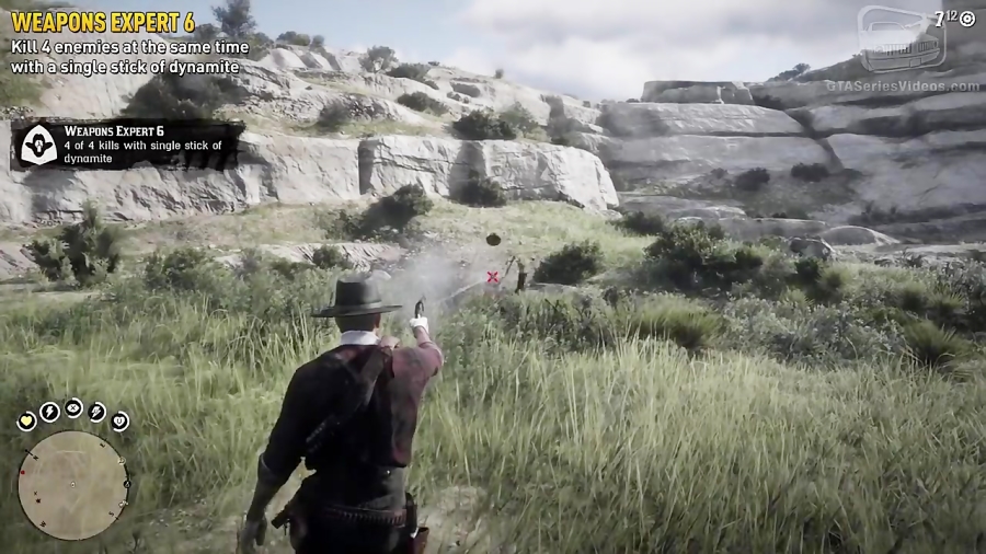 dynamite 4 enemies rdr2
