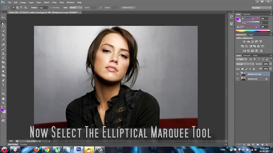 Adobe CS6 How To Blur Out A Face Or Object [ Less Than 1 Minute ]