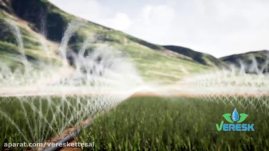 بخش هایی از انیمیشن معرفی سیستم آبیاری بارانی ورسک - Rain Pipe زمان15ثانیه